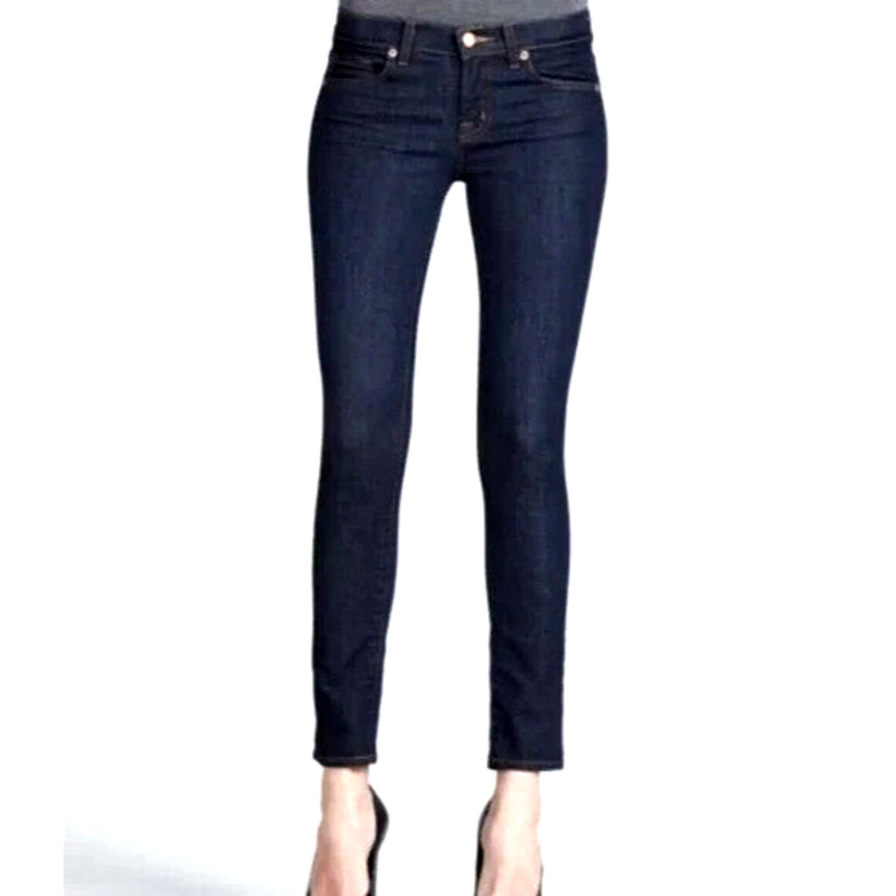 J BRAND Skinny Leg Mid Rise Stretch in Pure Wash Jeans Size 28